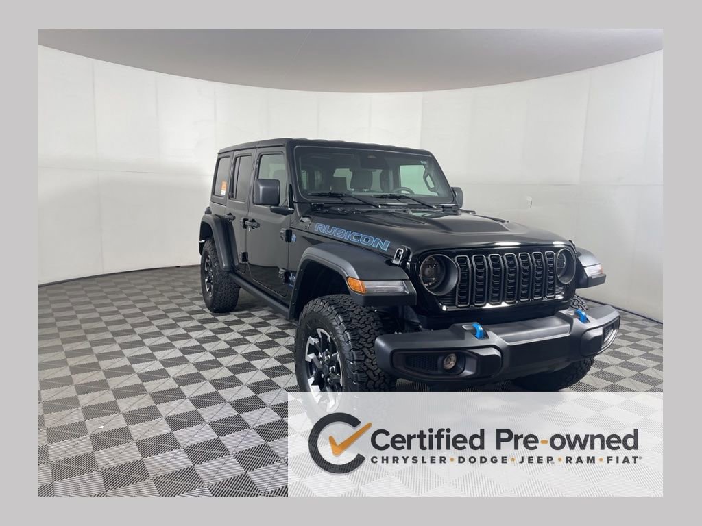 Certified 2025 Jeep Wrangler Unlimited Rubicon 4xe w/ Safety Group