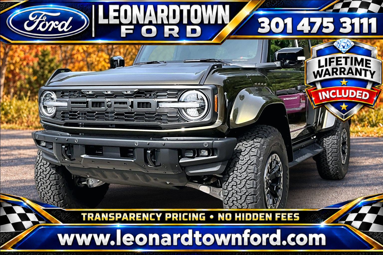 New 2026 Ford Bronco Raptor