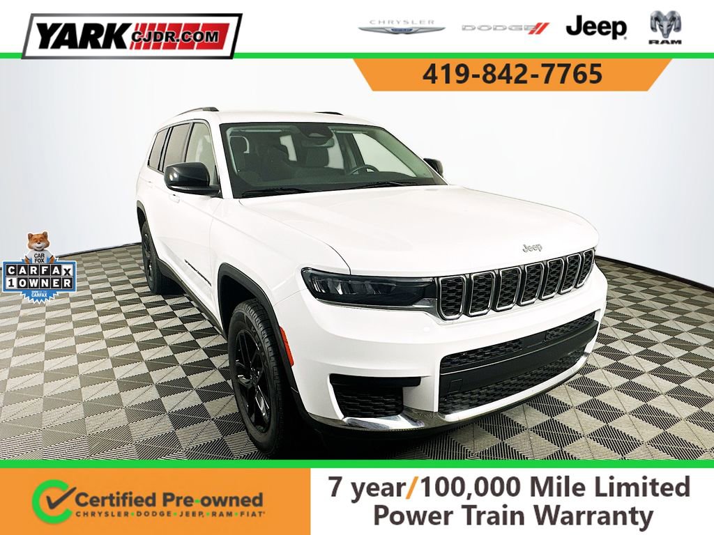 Certified 2023 Jeep Grand Cherokee L Laredo w/ Luxury Tech Group I