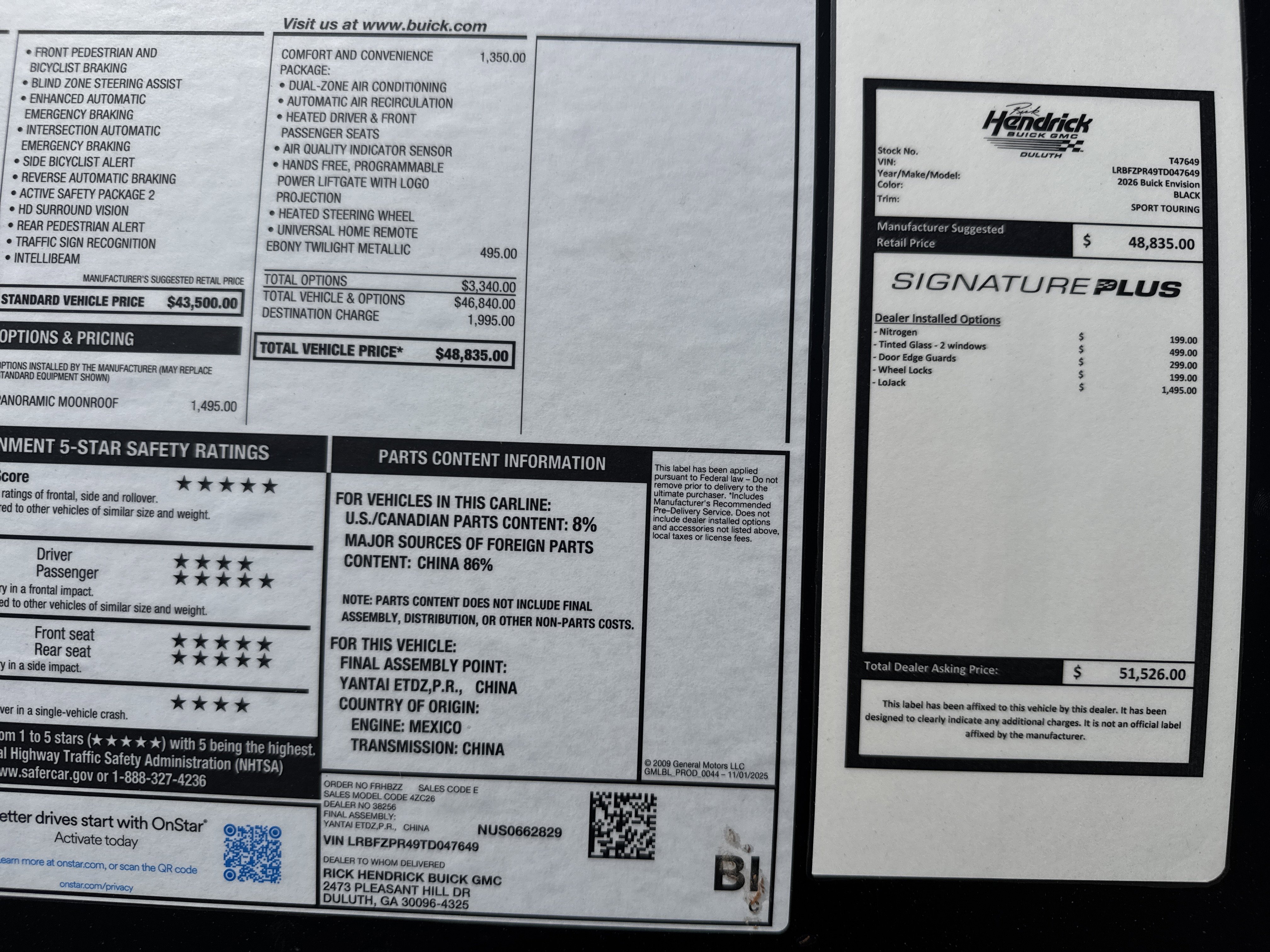 2026 Buick Envision Sport Touring