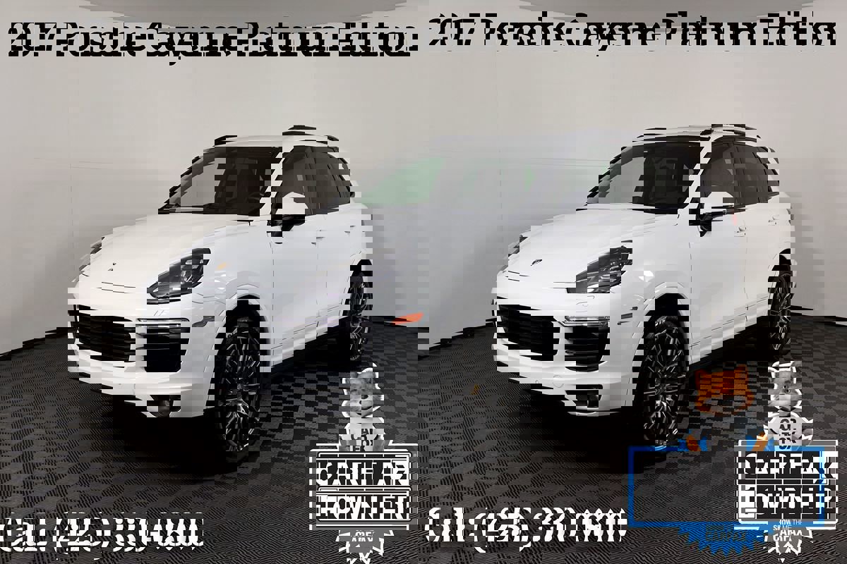 Used 2017 Porsche Cayenne Platinum Edition w/ Premium Package Plus (PJX)