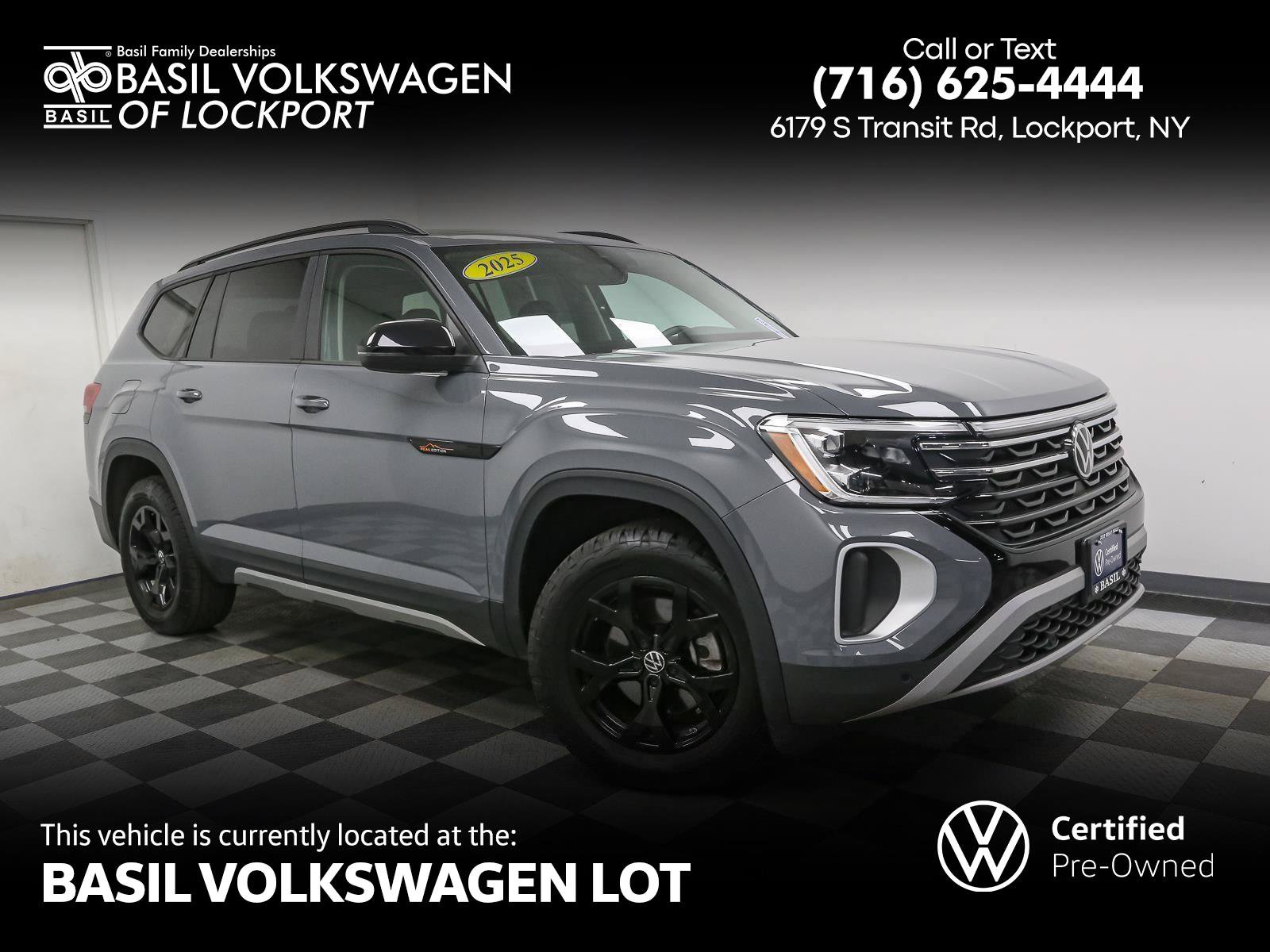 Certified 2025 Volkswagen Atlas Peak Edition SE