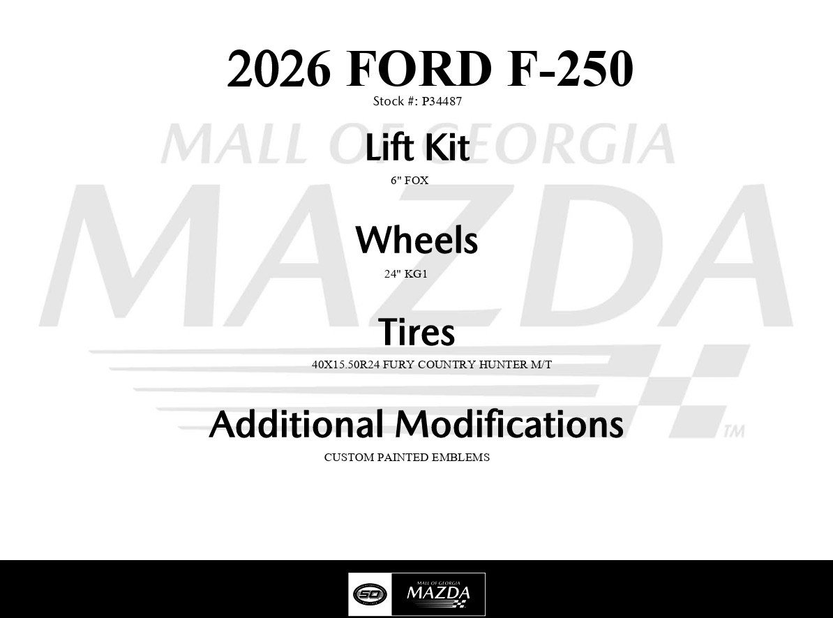 2026 Ford F250 Platinum