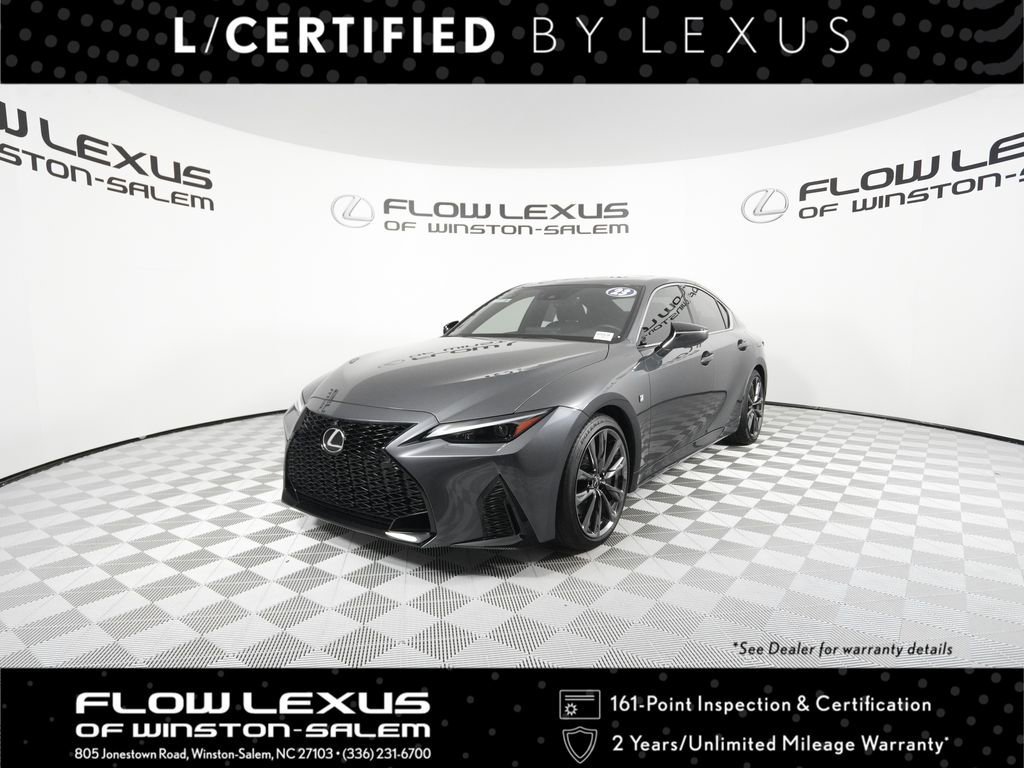 Certified 2023 Lexus IS 350 F Sport w/ Navigation Package