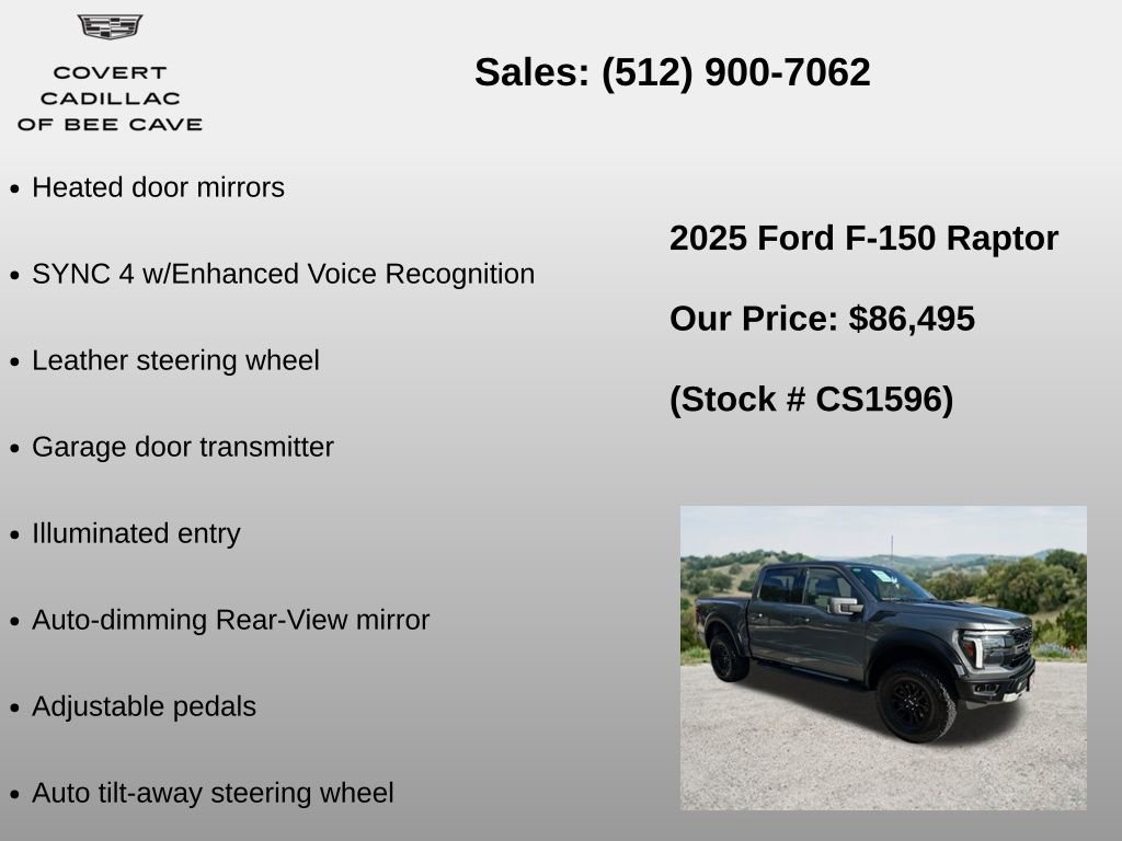 2025 Ford F150 Raptor