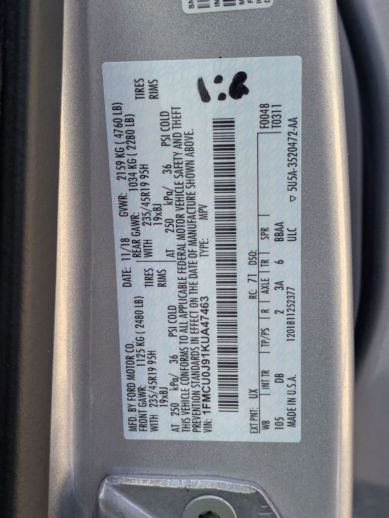 2019 Ford Escape Titanium