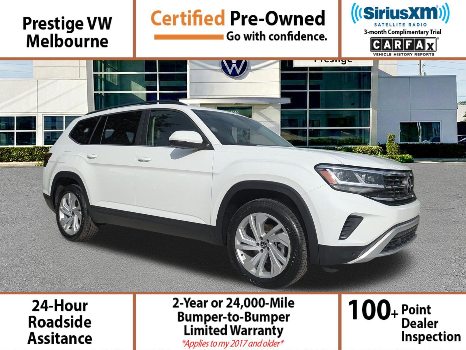 Certified 2023 Volkswagen Atlas SE