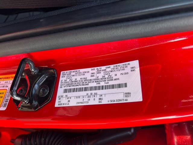 2019 Ford F150 Raptor