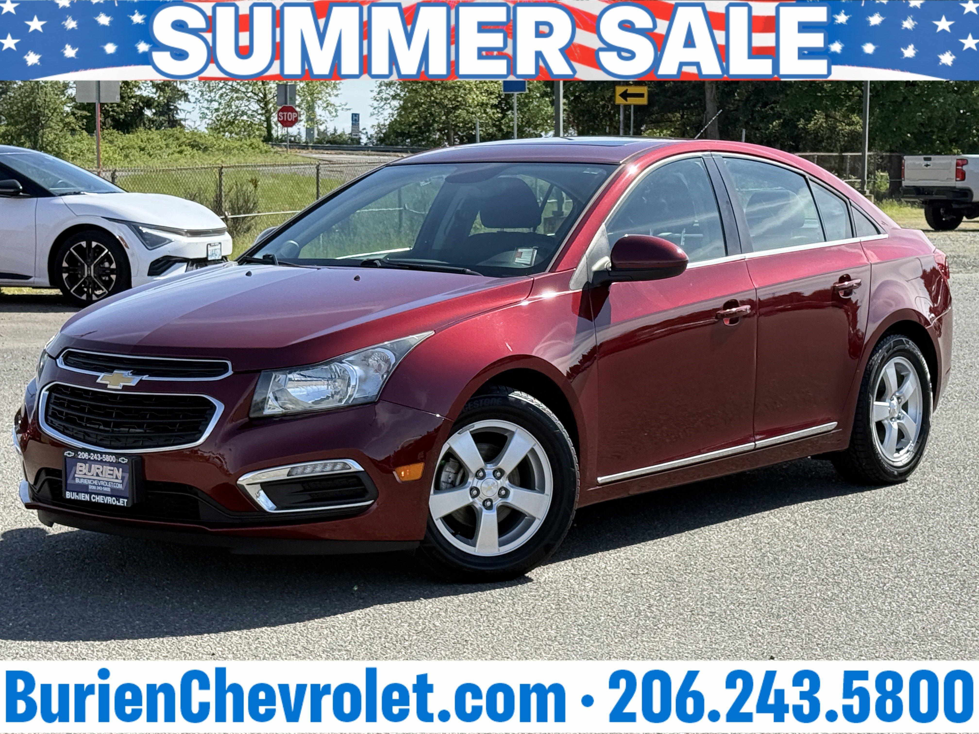 Used 2016 Chevrolet Cruze LT w/ Sun And Sound Package