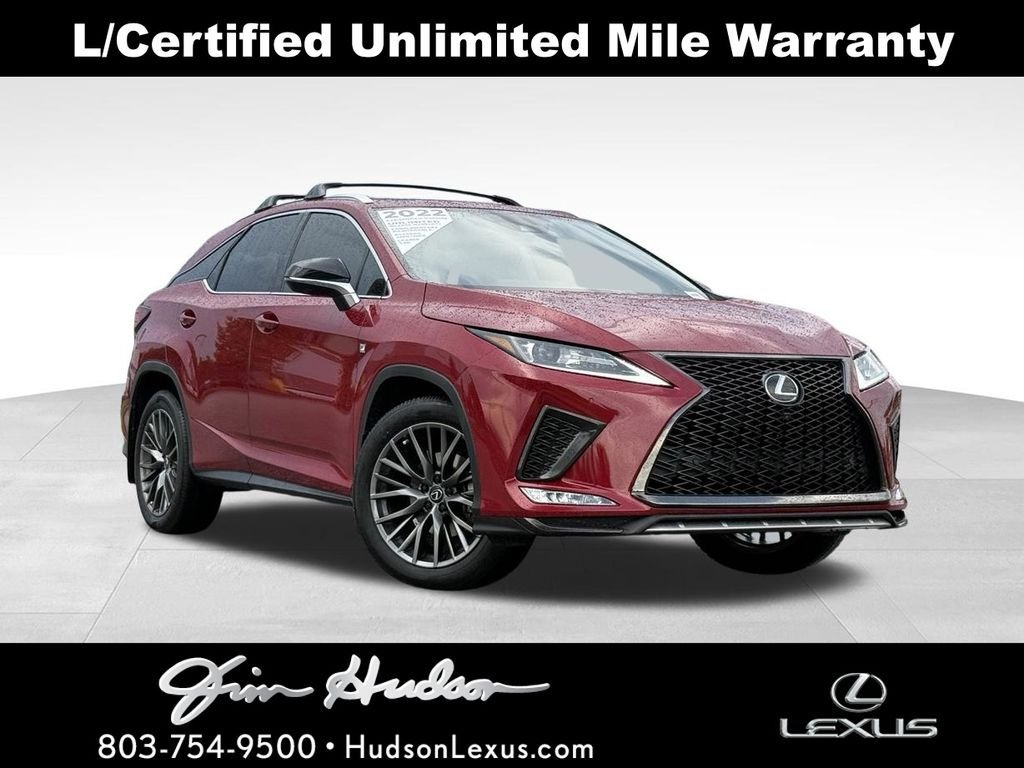 Certified 2022 Lexus RX 350 F Sport