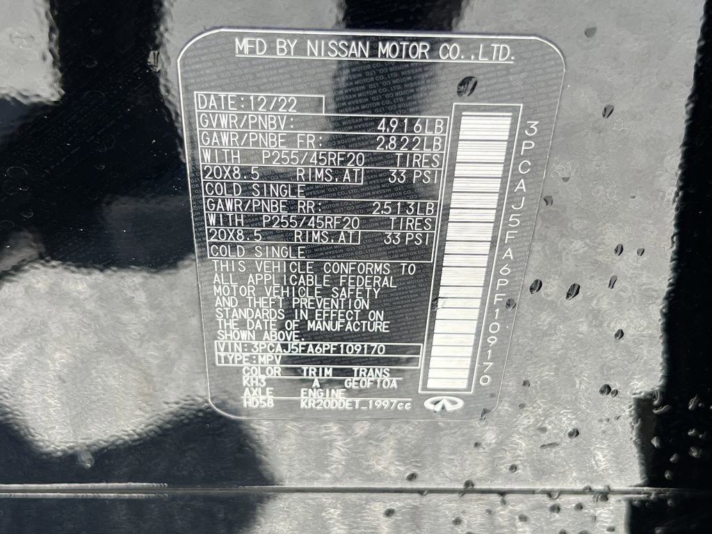 2023 INFINITI Qx50 Sport