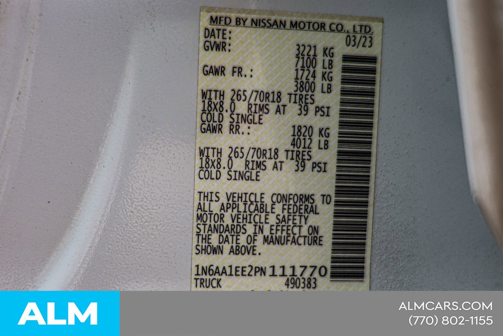 2023 Nissan Titan SV