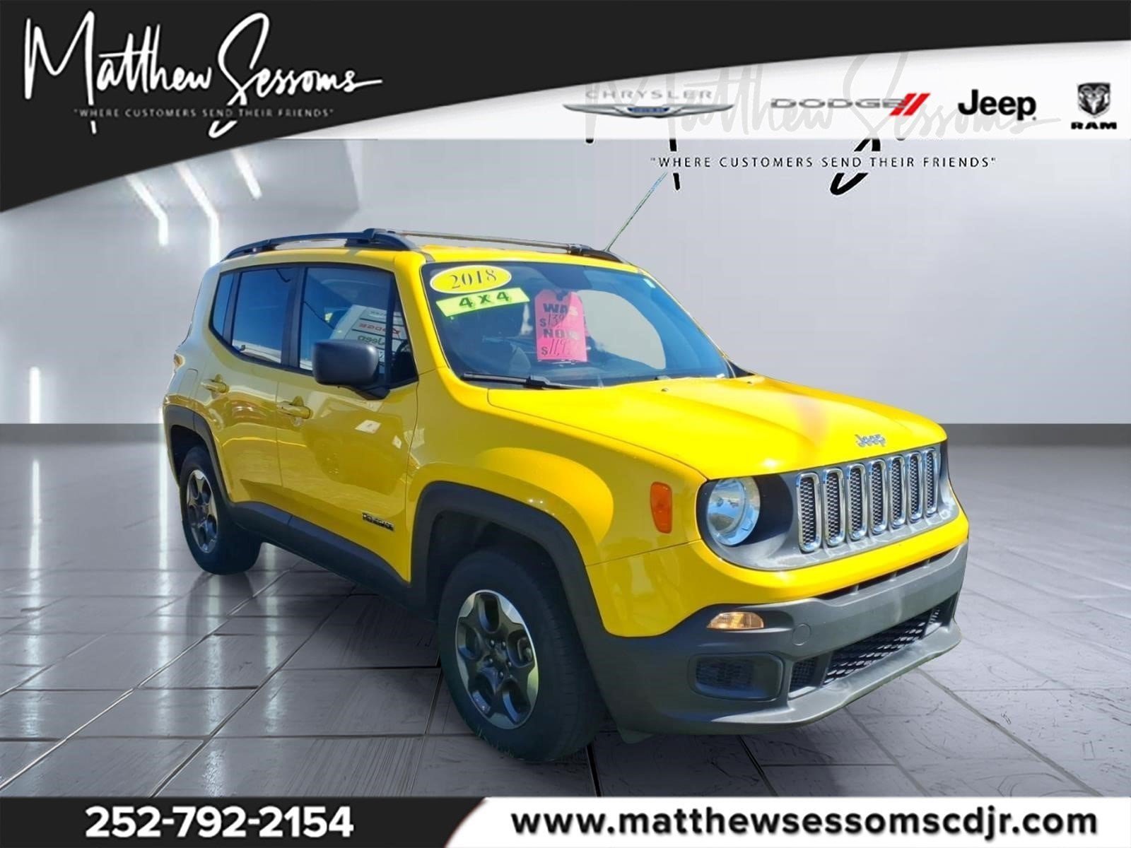 Used 2018 Jeep Renegade Sport w/ Power & Air Group