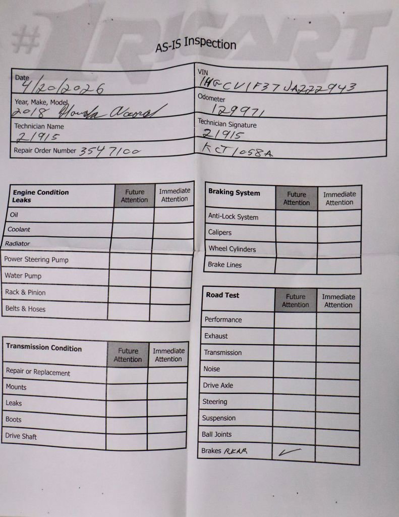 2018 Honda Accord Sport