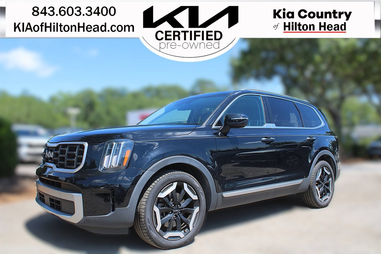 Certified 2023 Kia Telluride S w/ S Sunroof Package