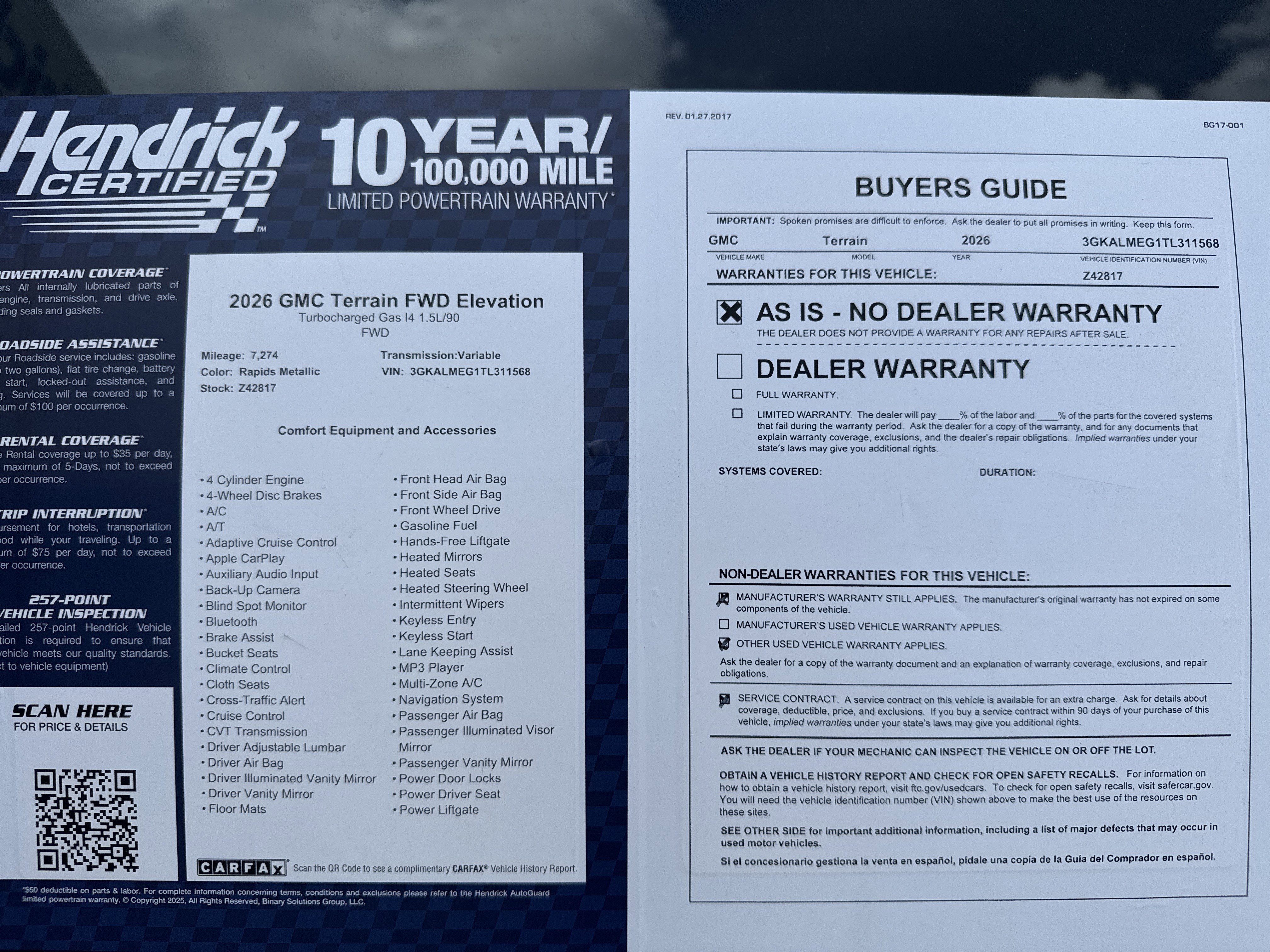 2026 GMC Terrain Elevation