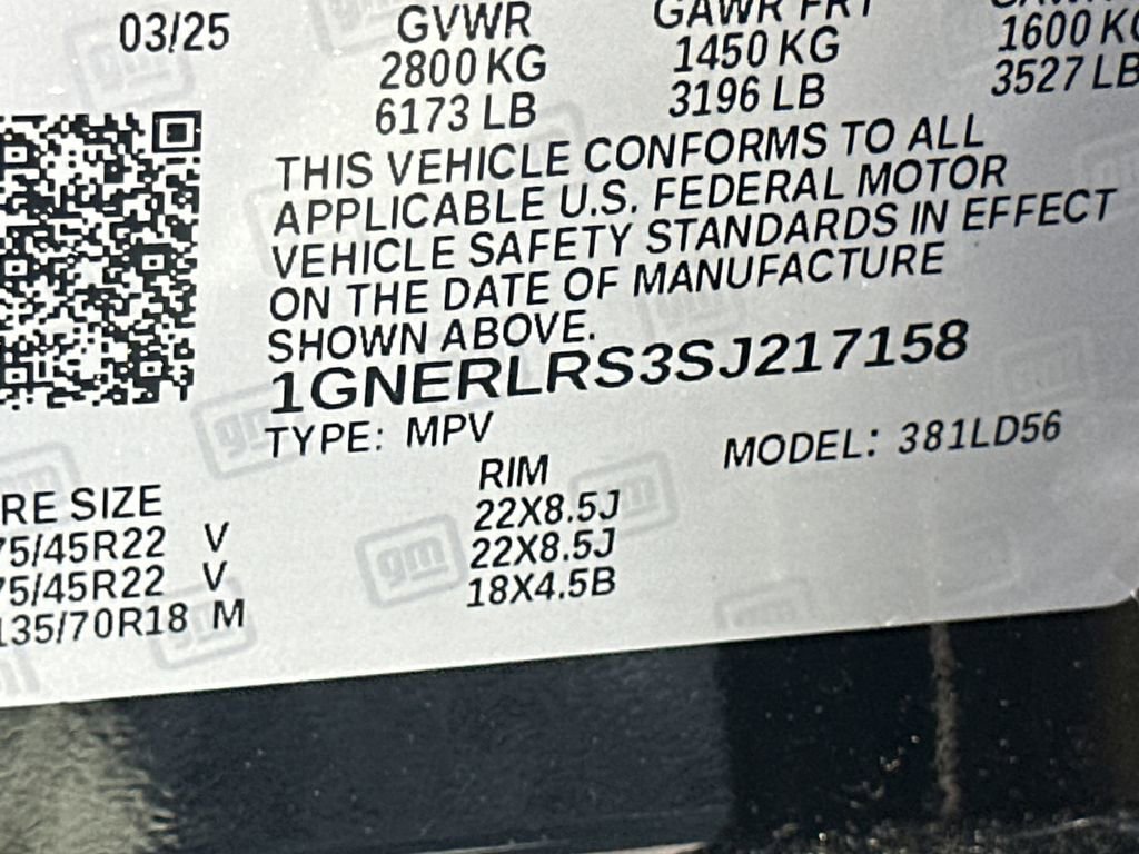 2025 Chevrolet Traverse RS