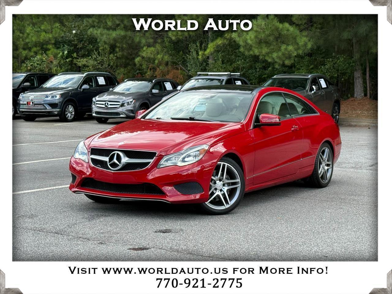 2014 Mercedes-Benz E 350 Coupe