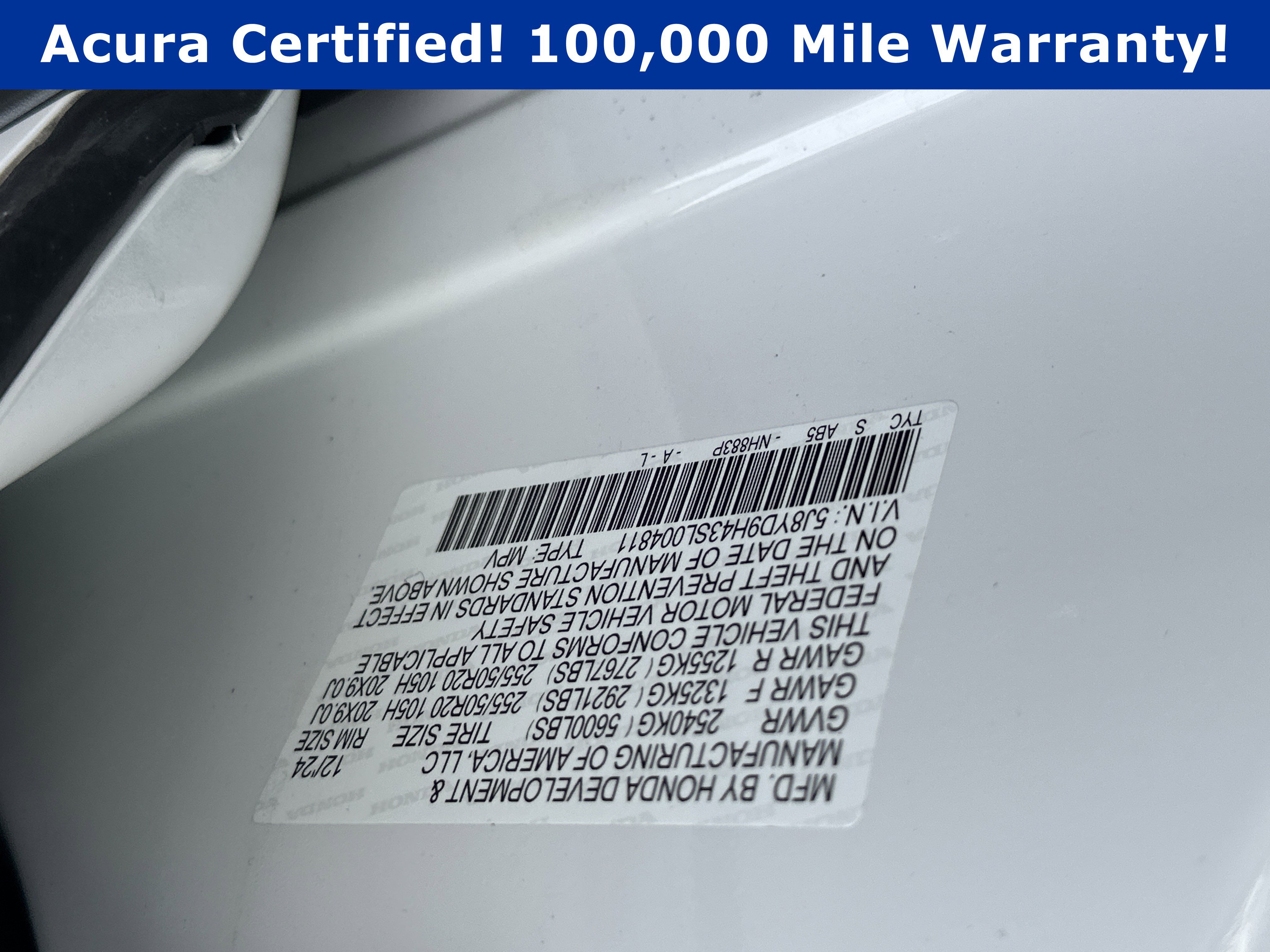 2025 Acura MDX FWD w/ Technology Package