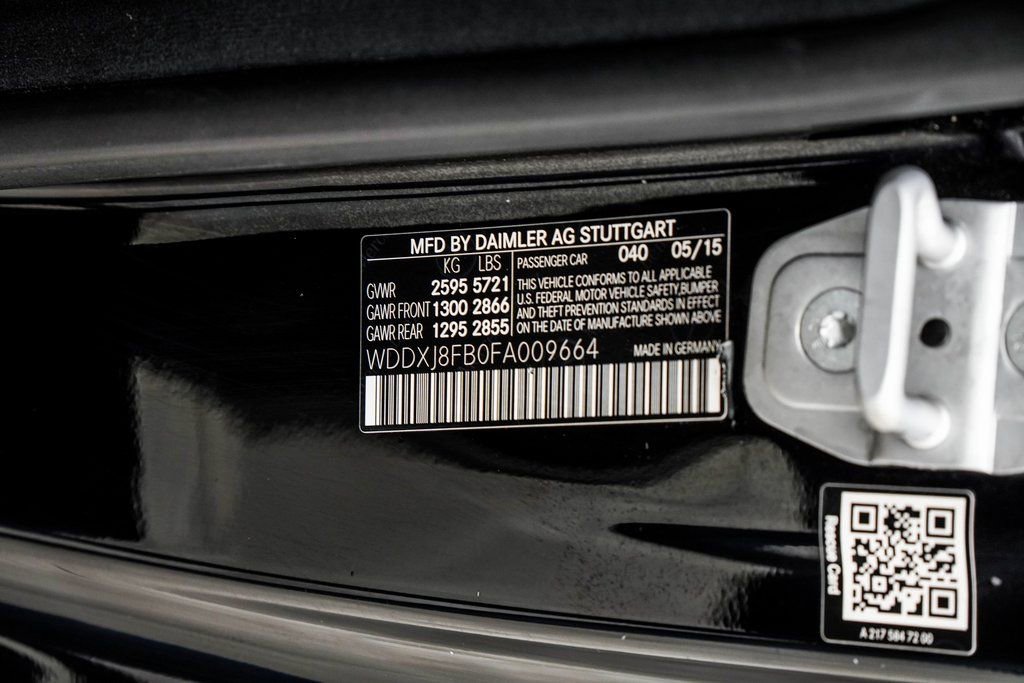 2015 Mercedes-Benz S 550 4MATIC Coupe