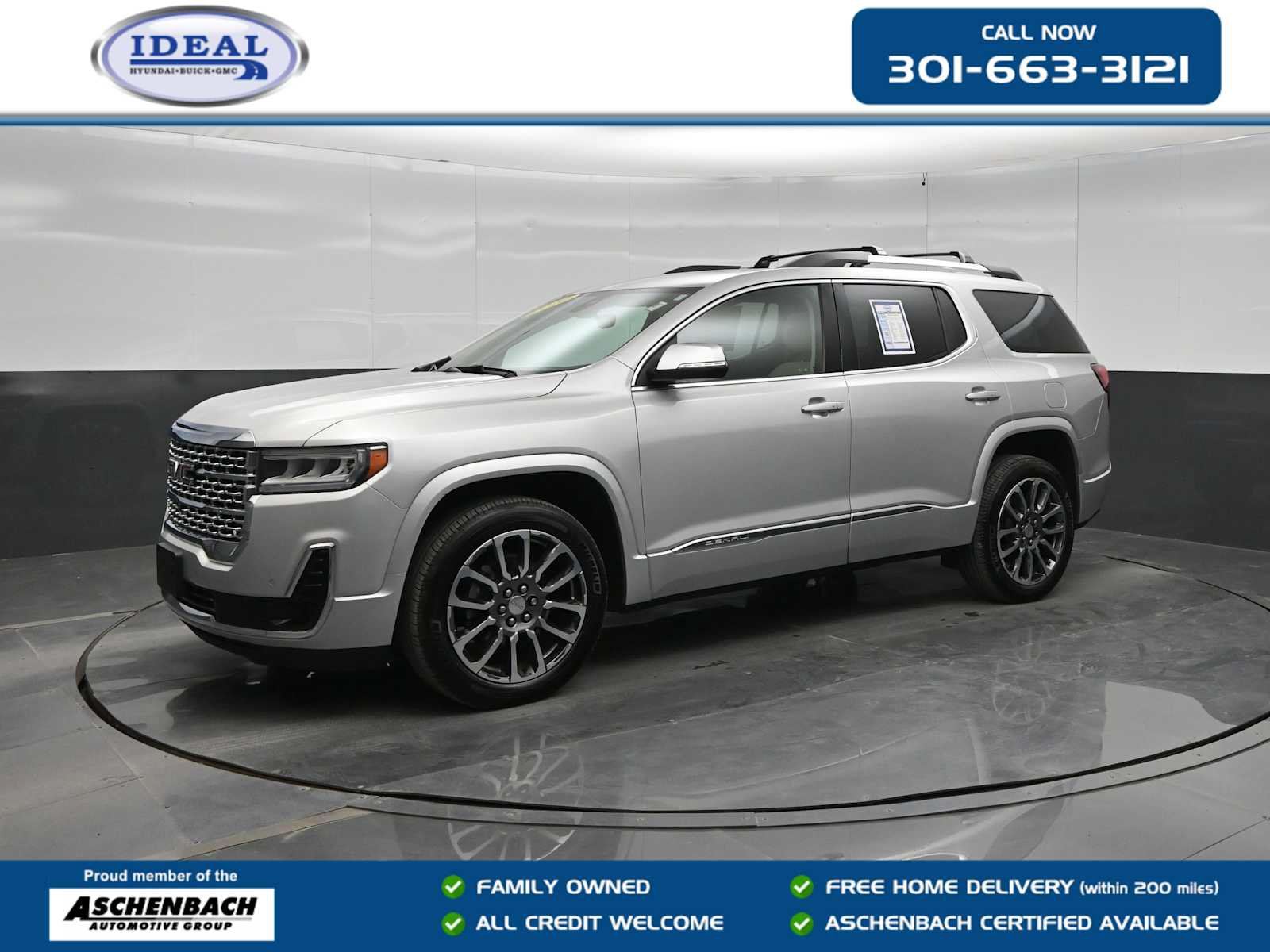 Used 2020 GMC Acadia Denali w/ LPO, Adventure Package