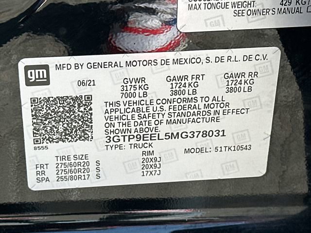 2021 GMC Sierra 1500 AT4