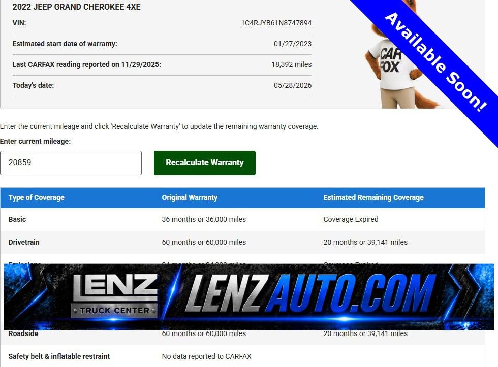 Used 2022 Jeep Grand Cherokee Limited 4xe