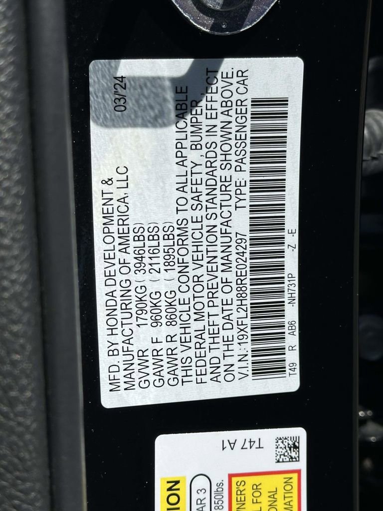 2024 Honda Civic Sport