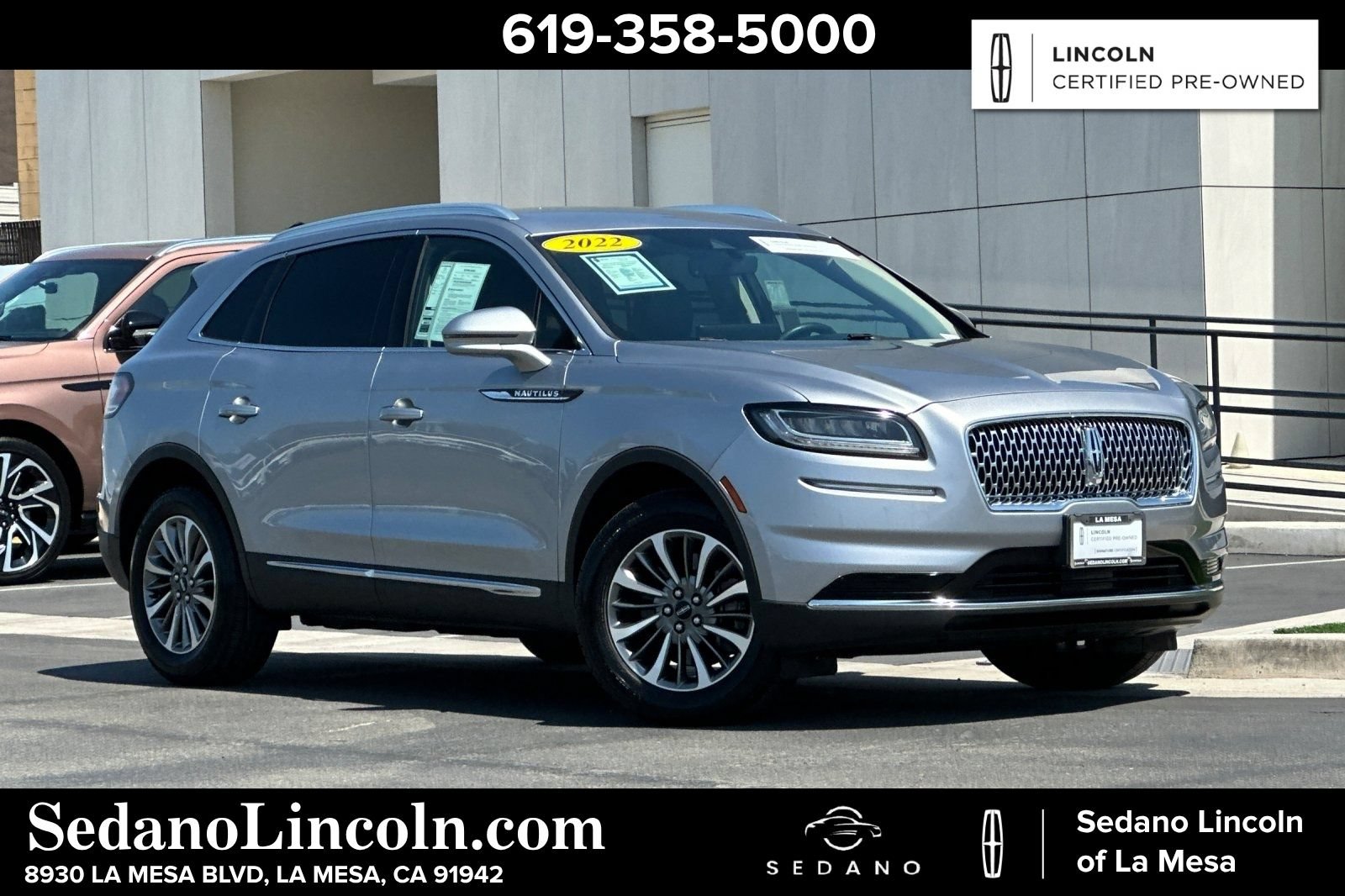 Certified 2022 Lincoln Nautilus FWD w/ Premium Package