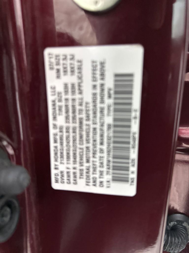 2017 Honda CR-V Touring