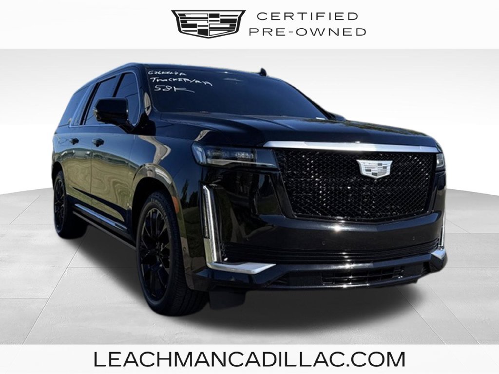 Certified 2022 Cadillac Escalade ESV Premium Luxury w/ Performance Package