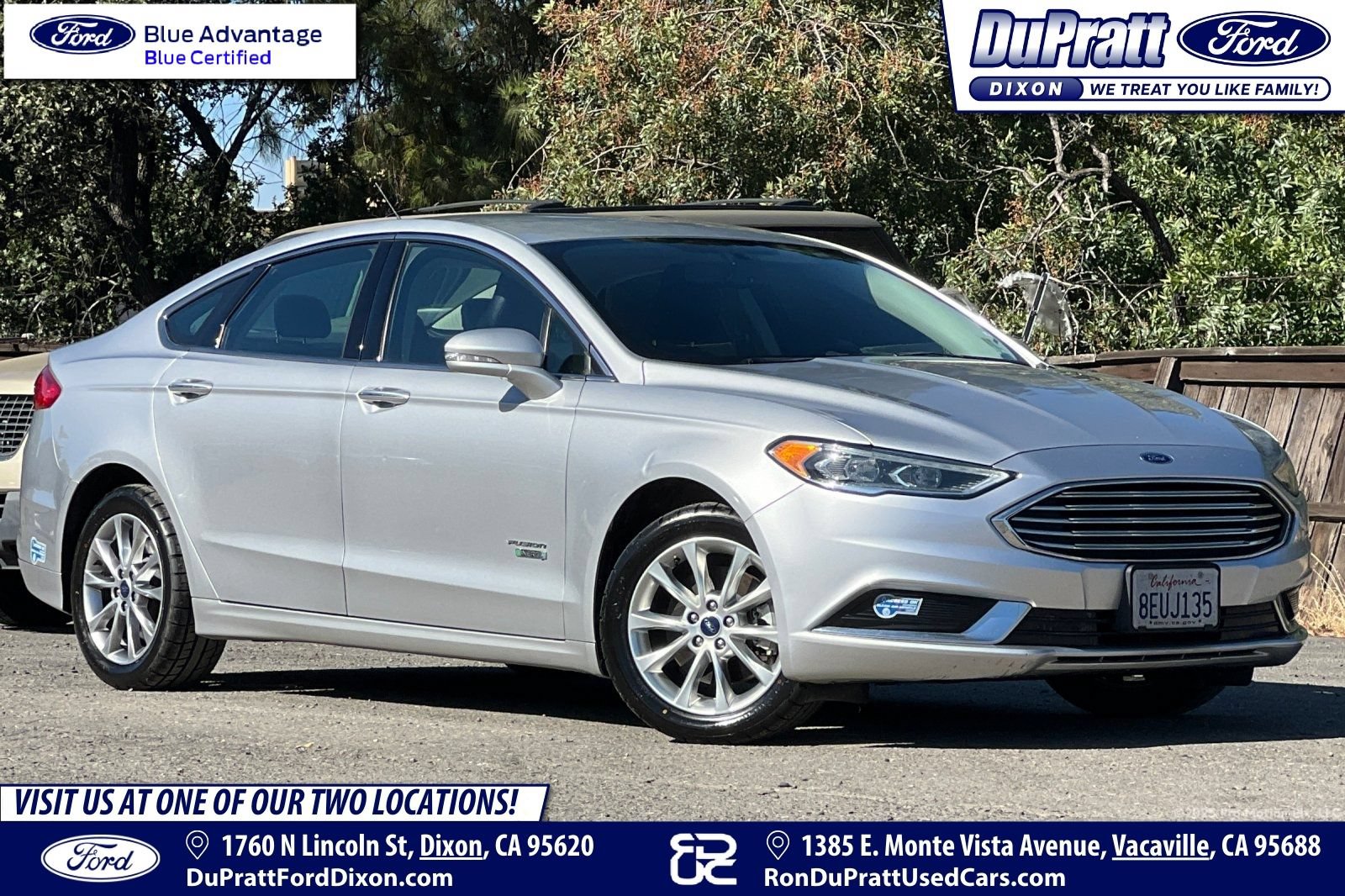 Certified 2018 Ford Fusion Energi SE