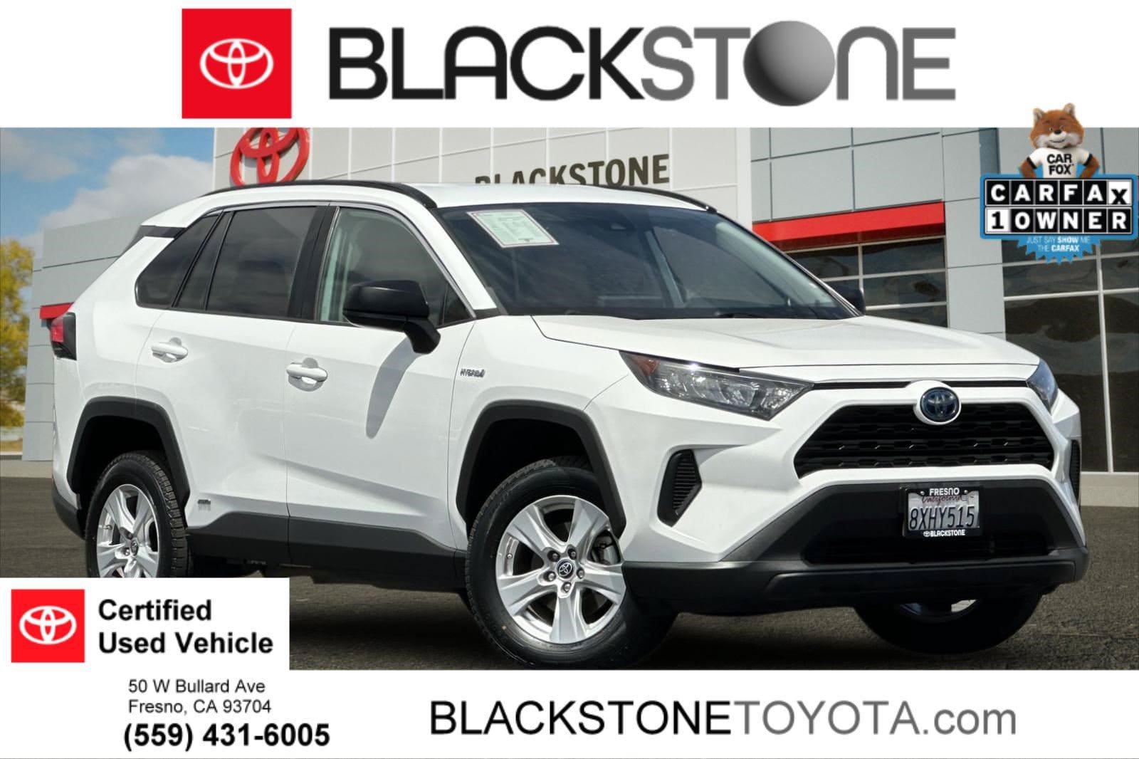 Certified 2021 Toyota RAV4 LE