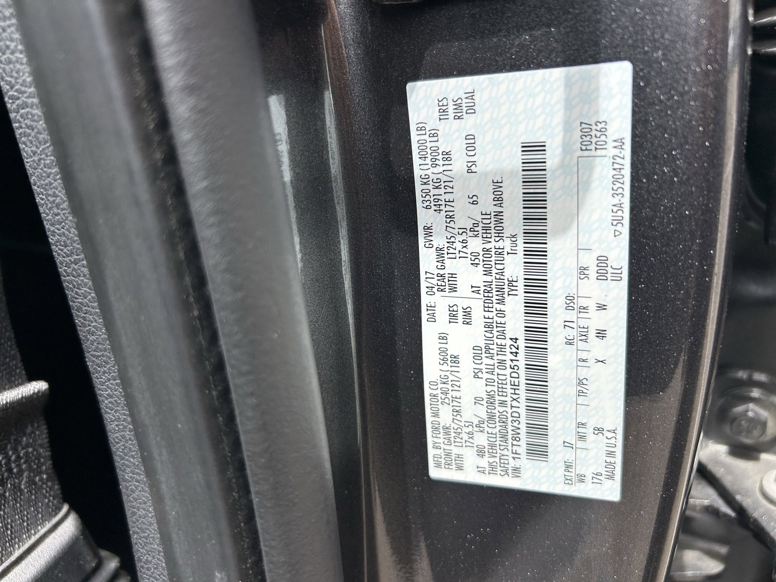 2017 Ford F350 Lariat