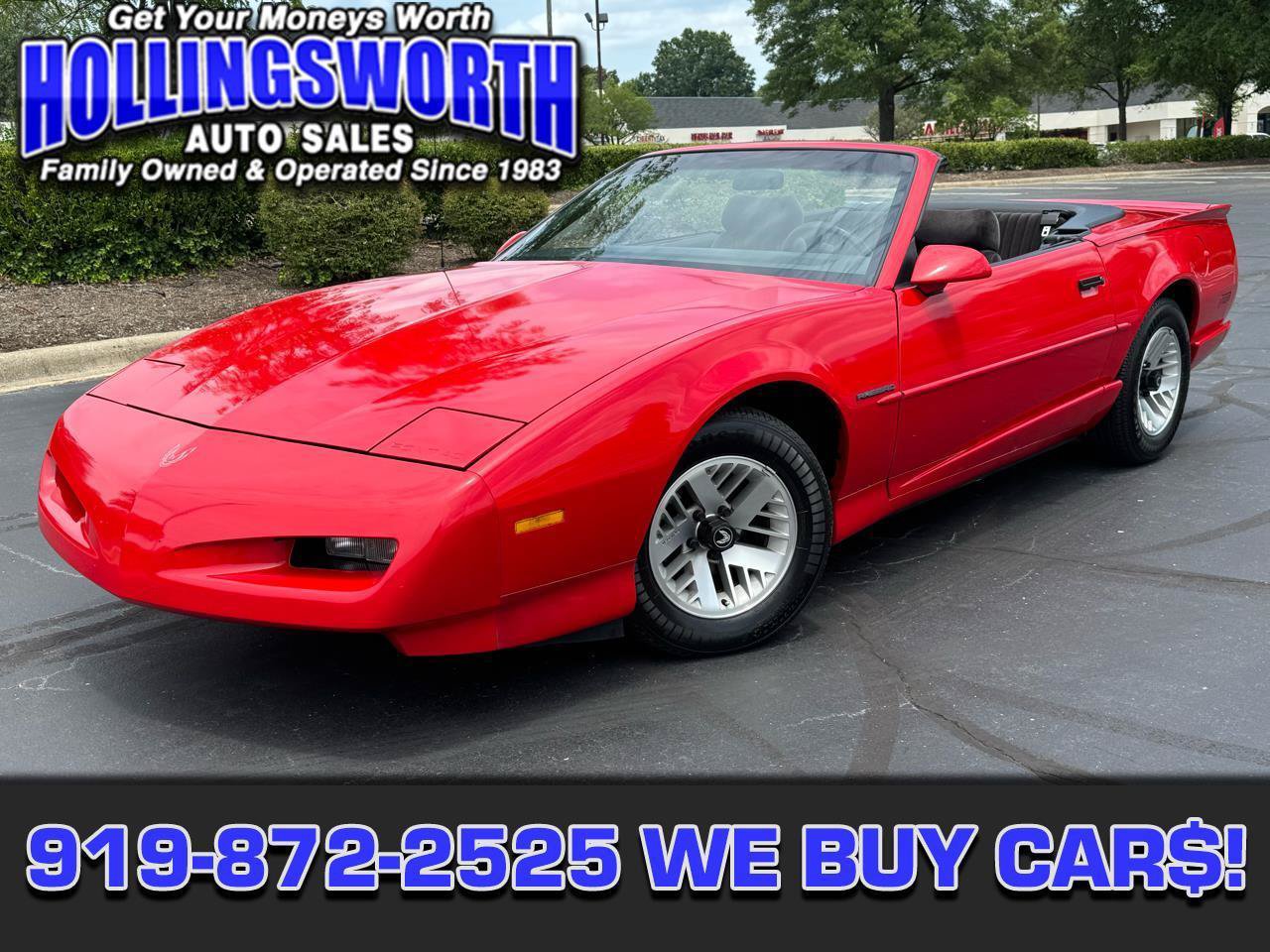 Used 1992 Pontiac Firebird Convertible