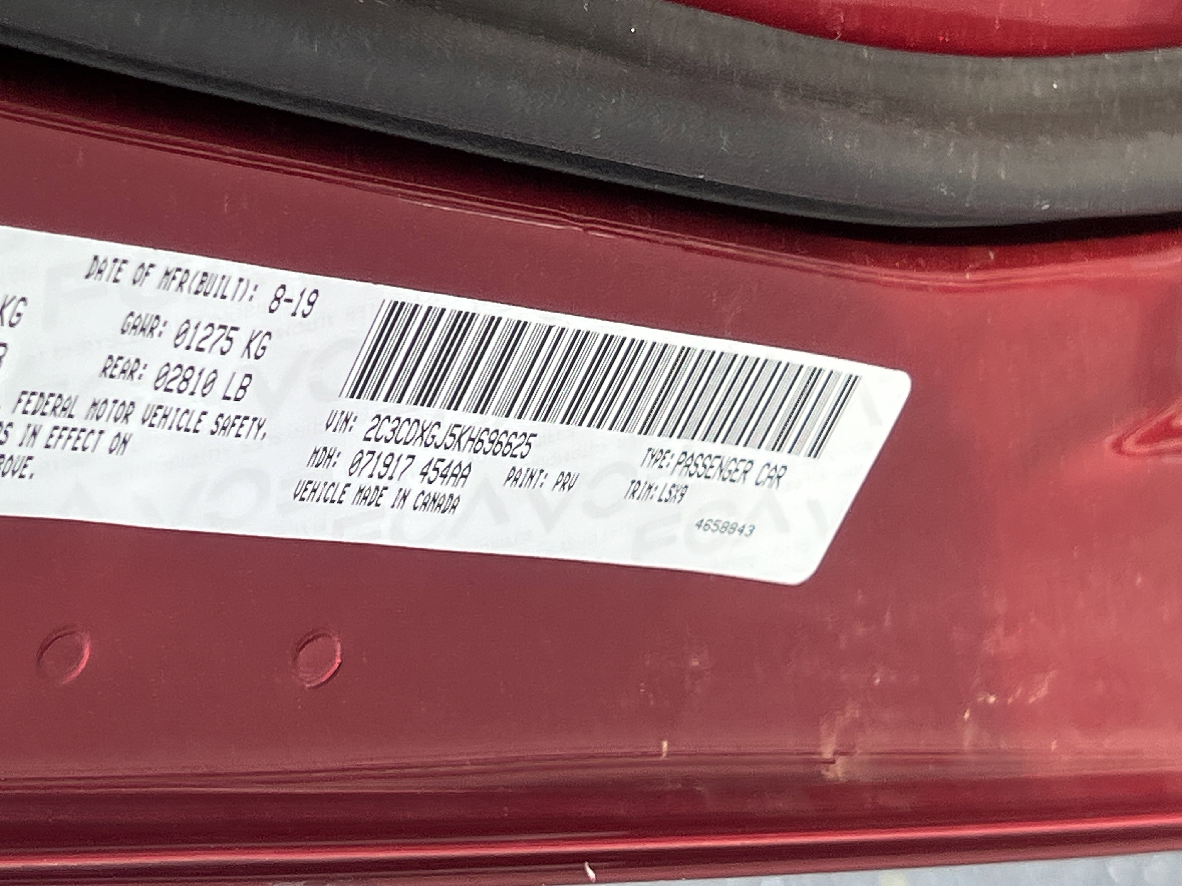 2019 Dodge Charger Scat Pack