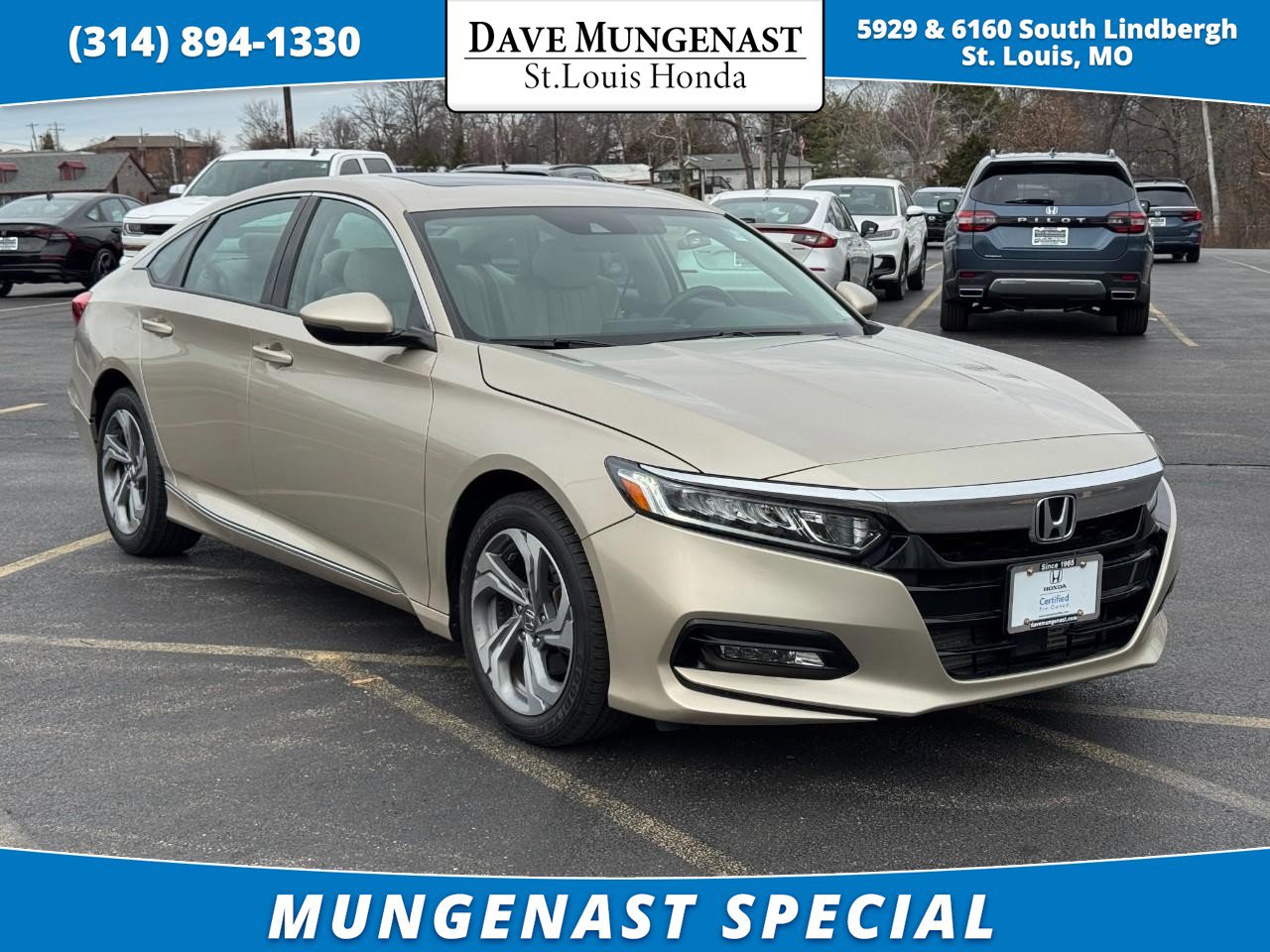 Certified 2019 Honda Accord EX-L