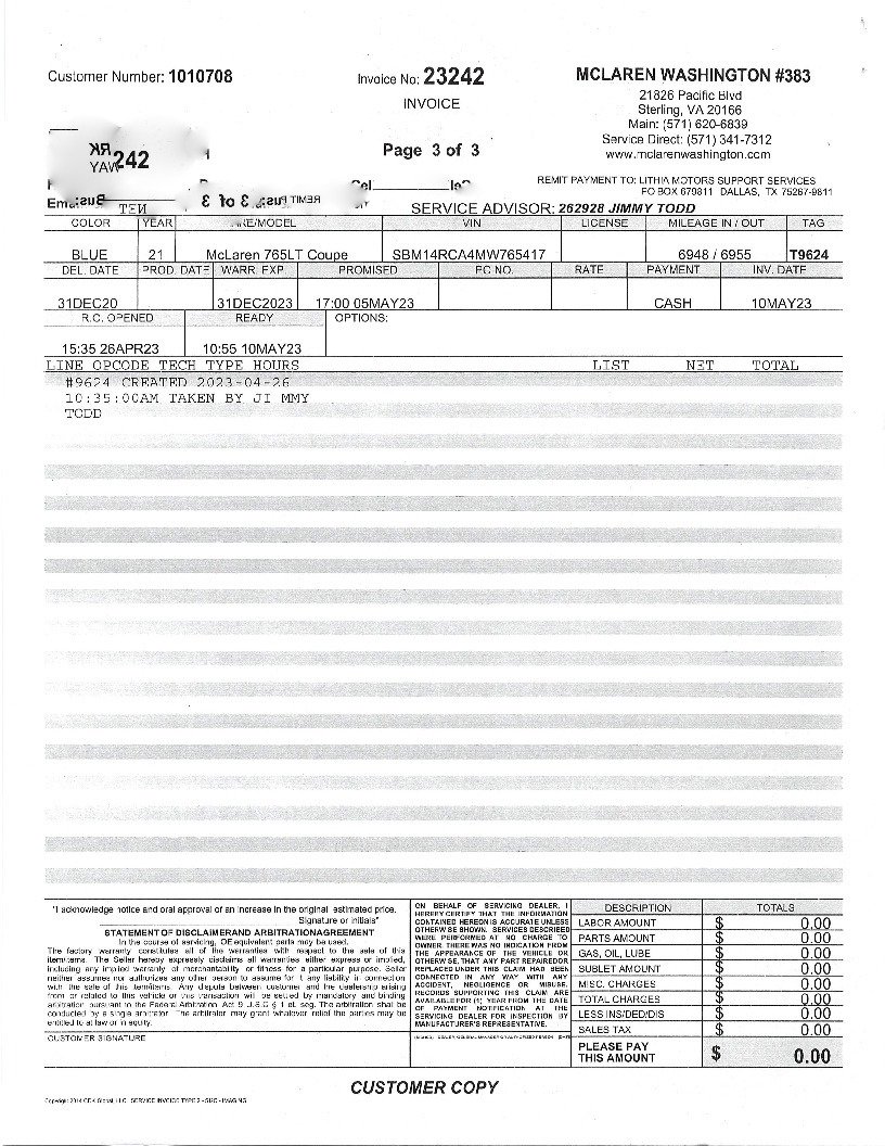 Used 2021 McLaren 765LT photo 44