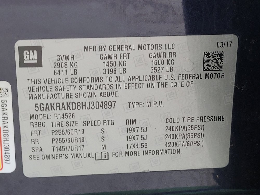 2017 Buick Enclave Convenience