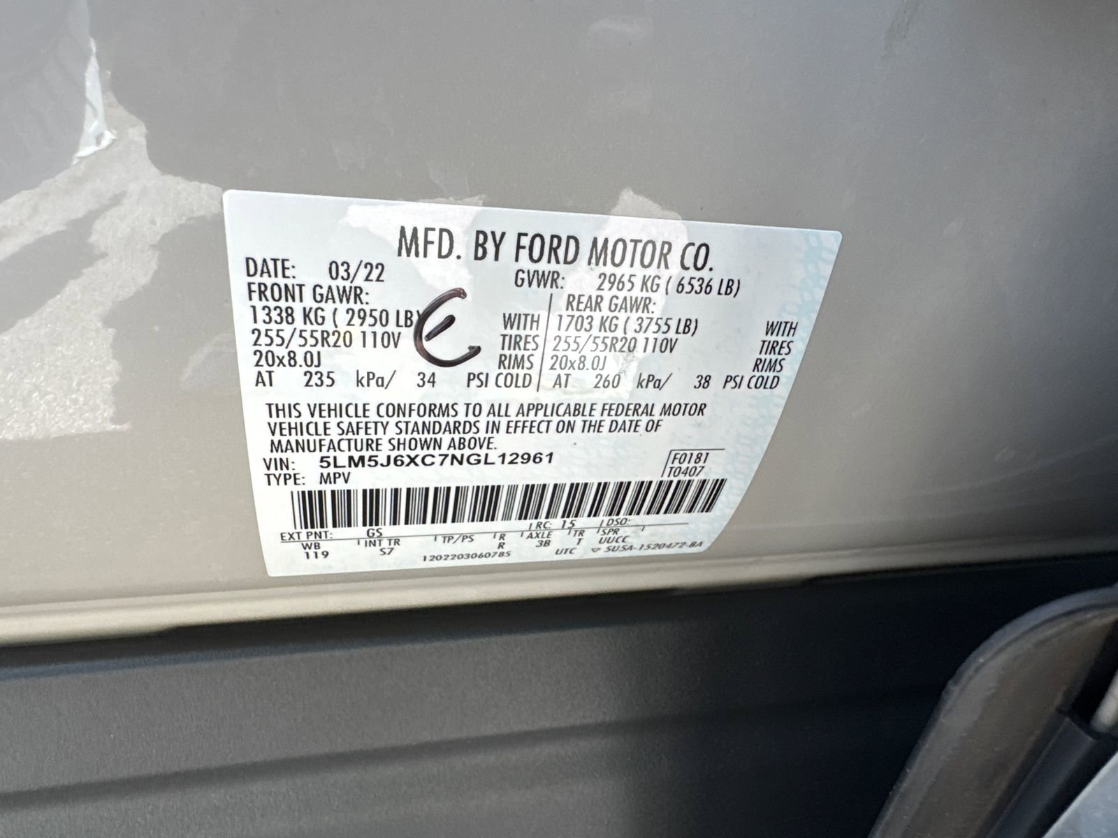 2022 Lincoln Aviator AWD