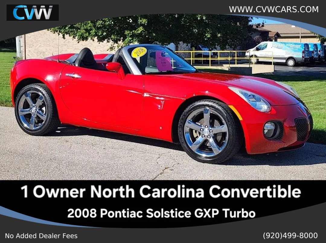 Used 2008 Pontiac Solstice GXP w/ Premium Package
