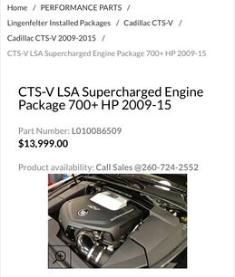 Used 2014 Cadillac CTS V w/ Wood Trim Package