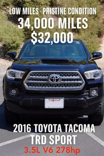 Used 2016 Toyota Tacoma TRD Sport