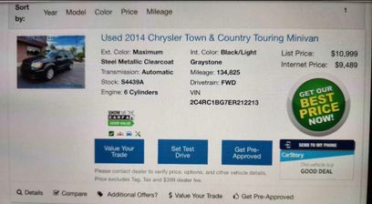 Used 2014 Chrysler Town & Country Touring