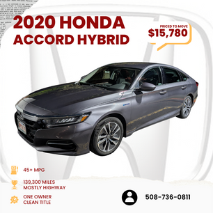 Used 2020 Honda Accord Hybrid
