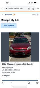 Used 2006 Chevrolet Impala LT