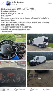Used 2018 RAM ProMaster 3500