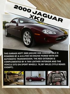 Used 2000 Jaguar XK8 Convertible