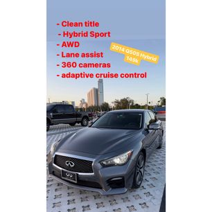 Used 2014 INFINITI Q50 Sport w/ Deluxe Technology Package