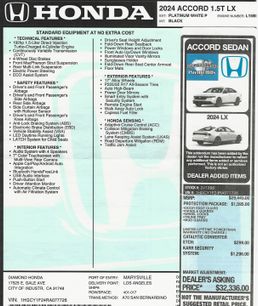 Used 2024 Honda Accord LX